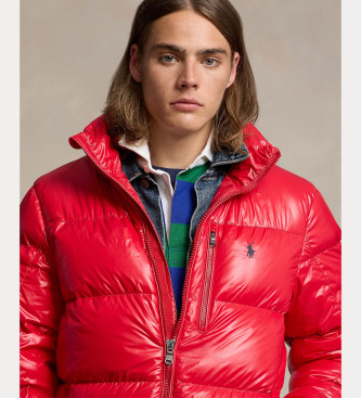 Polo Ralph Lauren Abrigo Nylon reciclado rojo