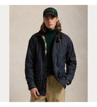 Polo Ralph Lauren Oljna tkanina Car Coat modra