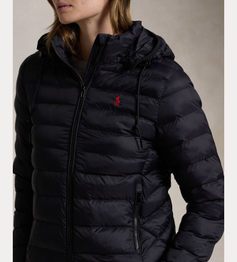 Polo Ralph Lauren Veste hydrofuge avec capuche noir