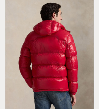 Polo Ralph Lauren De Gorham glanzende jas rood