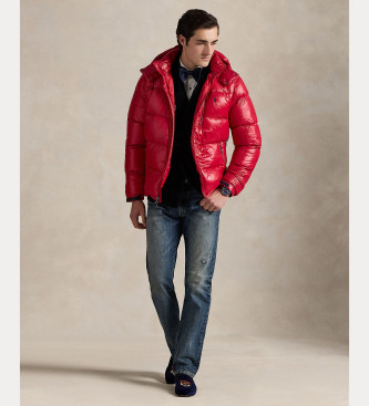 Polo Ralph Lauren De Gorham glanzende jas rood