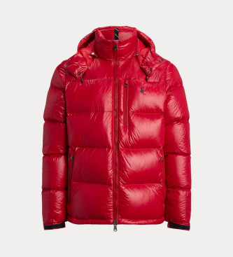 Polo Ralph Lauren De Gorham glanzende jas rood