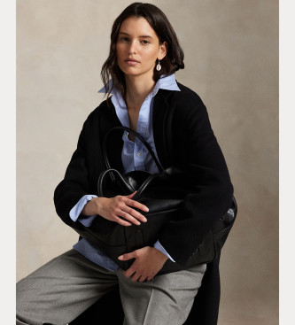 Polo Ralph Lauren Woven Top Coat preto