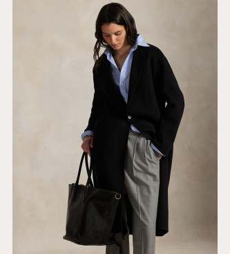 Polo Ralph Lauren Woven Top Coat preto
