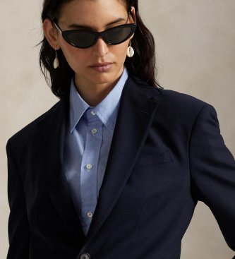 Polo Ralph Lauren Marinblå kavaj i stretchig ull