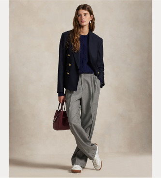 Polo Ralph Lauren Cropped blazer marine double breasted