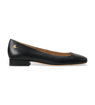 Polo Ralph Lauren Ballerinas de couro Emellie preto