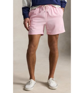 Polo Ralph Lauren Fato de banho Traveler Bermudas 14,5 cm cor-de-rosa claro