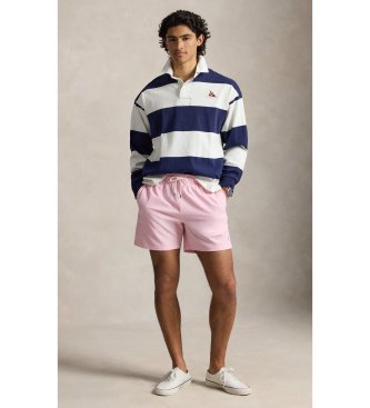 Polo Ralph Lauren Fato de banho Traveler Bermudas 14,5 cm cor-de-rosa claro