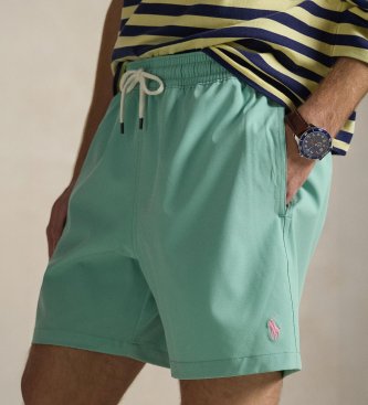 Polo Ralph Lauren Bermudas Traveler 14,5 cm verde