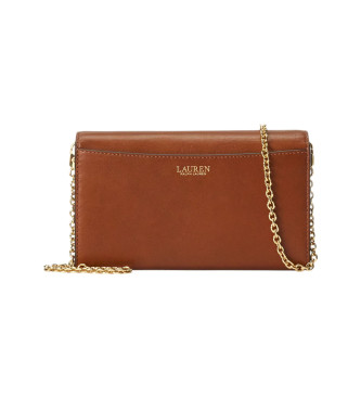 Lauren Ralph Lauren Borsa a tracolla Adair in pelle marrone medio