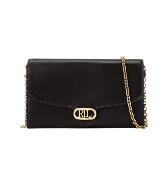 Lauren Ralph Lauren Sac  bandoulire moyen en cuir Adair noir