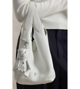 Polo Ralph Lauren Charm para bolso Bear blanco