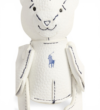 Polo Ralph Lauren Charm para bolso Bear blanco