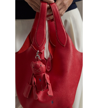 Polo Ralph Lauren Charm para bolso Bear rojo 