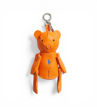 Polo Ralph Lauren Charm para bolso Bear naranja