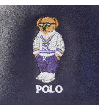 Polo Ralph Lauren Leren portemonnee Polo Bear blauw