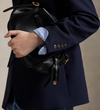 Polo Ralph Lauren Marineblauwe blazer van wol met elastaan