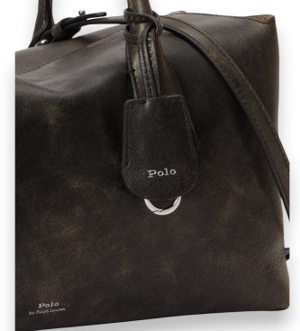 Polo Ralph Lauren Czarna torebka typu satchel Bellport