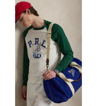 Polo Ralph Lauren Canvas travel bag with blue embroidery