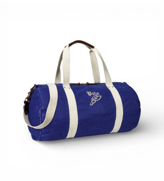 Polo Ralph Lauren Canvas travel bag with blue embroidery