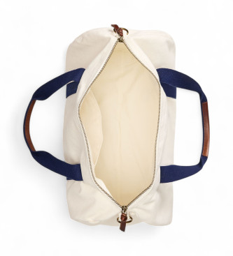 Polo Ralph Lauren Canvas travel bag with off-white embroidery