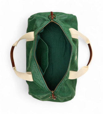Polo Ralph Lauren Canvas travel bag with green embroidery