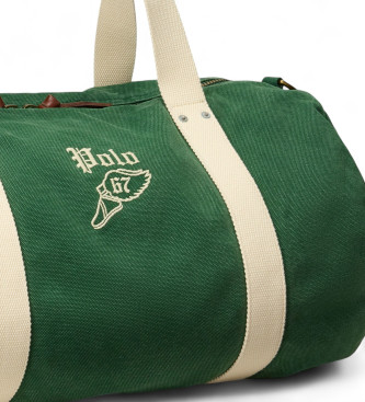 Polo Ralph Lauren Canvas travel bag with green embroidery