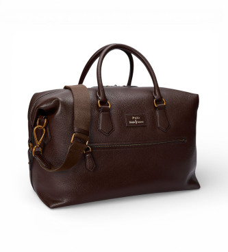 Polo Ralph Lauren Rejsetaske i brunt kernel�der