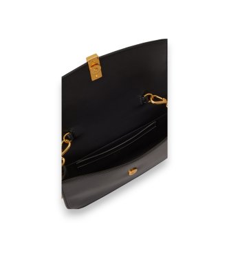 Polo Ralph Lauren Polo ID leather wallet bag with chain black