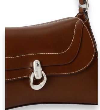 Polo Ralph Lauren Polo Blaze kleine bruine schoudertas