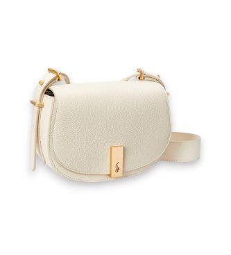 Polo Ralph Lauren Bolsa de couro Saddle bege