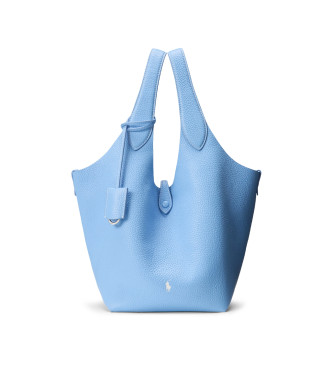 Polo Ralph Lauren Bolso de piel tote medium azul