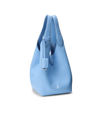 Polo Ralph Lauren Bolso de piel tote medium azul