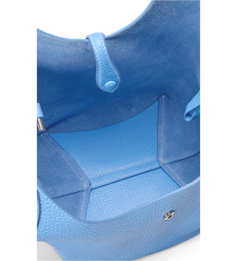 Polo Ralph Lauren Bolso de piel tote medium azul