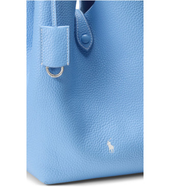 Polo Ralph Lauren Bolso de piel tote medium azul