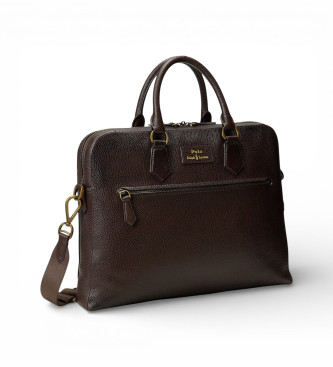 Polo Ralph Lauren Rejsetaske i brunt kernel�der
