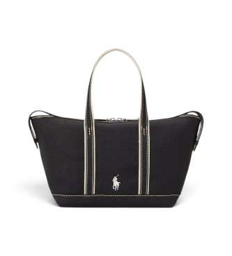 Polo Ralph Lauren Shopper-Tasche aus Segeltuch mit schwarzem Polo Bear
