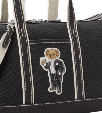 Polo Ralph Lauren Shopper-Tasche aus Segeltuch mit schwarzem Polo Bear