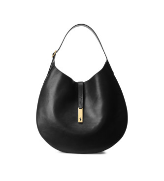 Polo Ralph Lauren Bolsa a tiracolo em pele Polo ID grande preto