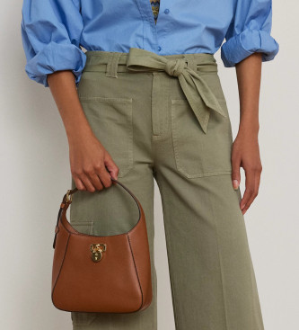 Lauren Ralph Lauren Tanner small brown bag