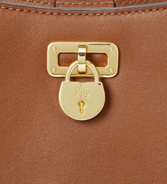 Lauren Ralph Lauren Tanner small brown bag