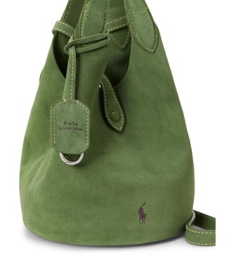 Polo Ralph Lauren Sac tote bandoulière Polo Play en daim vert
