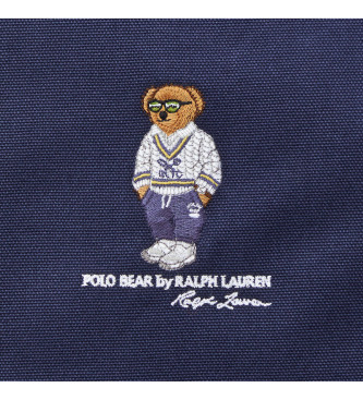 Polo Ralph Lauren Torba płócienna z niedźwiedziem navy