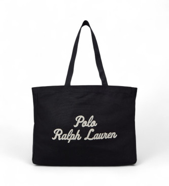 Polo Ralph Lauren Canvas tote bag with black embroidery