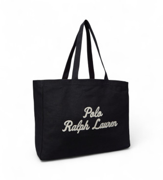 Polo Ralph Lauren Canvas tote bag with black embroidery