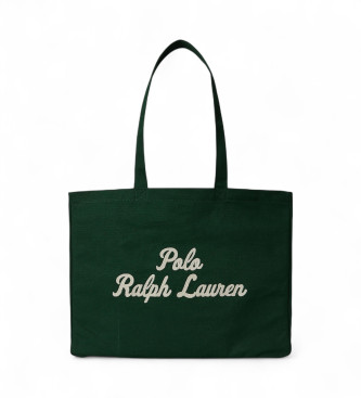 Polo Ralph Lauren Sac fourre-tout en toile avec broderie verte