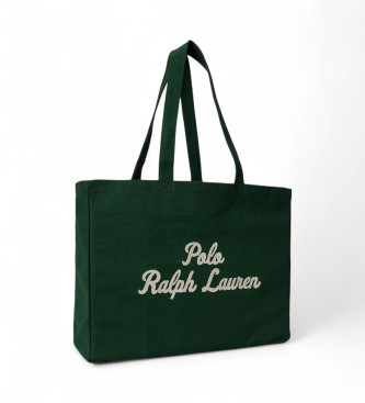Polo Ralph Lauren Sac fourre-tout en toile avec broderie verte