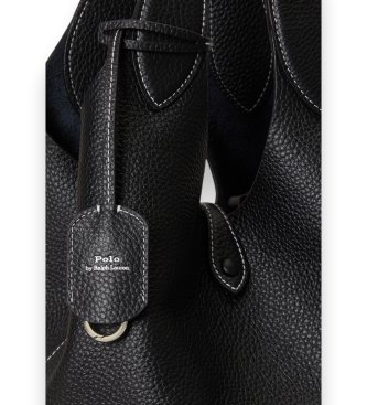 Polo Ralph Lauren Borsa tote Polo Play in pelle nera
