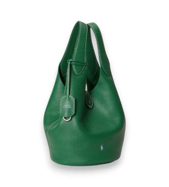 Polo Ralph Lauren Borsa tote Polo Play in pelle verde